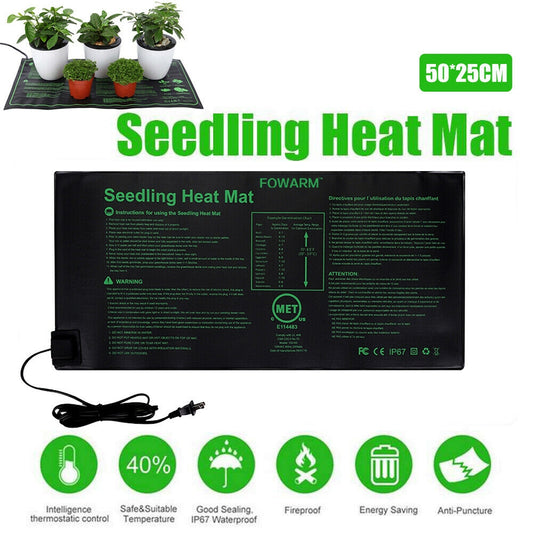 Propagation Seedings Heating Mat Seed Germination Starter Sprout Plant Cloning